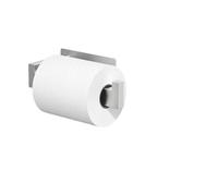 Portarollos Soporte de Papel higiénico Acero Inoxidable, Colgador pañuelos Adhesivo, Toallas, Impermeable, Accesorio baño(Silver)