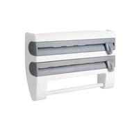 Portarollos Soporte de Pared for Rollo Papel Cocina, Color Gris