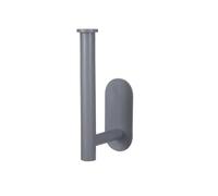 Portarollos Soporte Sencillo de plástico for Papel higiénico, sin Perforaciones, Autoadhesivo, for Toallas, Ideal for baño, Cocina y decoración del hogar(Gray)