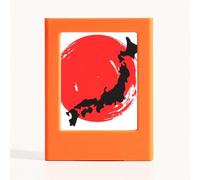 Portarretratos magnético con diseño de mapa negro de Japón Art Deco de 7,6 cm