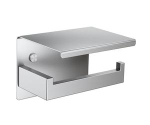 Portarrollo para Papel Higiénico, Aikzik® Acero Inoxidable Toallero Colgador Adhesivo Autoadhesivo, para Baño Cocina