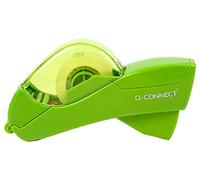 Portarrollo q-connect automatico plastico para cintas de 12 y 19 mm color verde incluye 2 cintas - KF14520