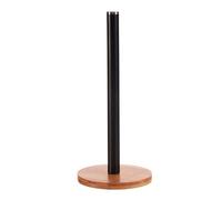 Portarrollos bambu metal negro mate colección KINVARA