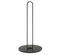 Portarrollos de Cocina de Acero Inoxidable Negro, Portarollos para Papel de Cocina, Soporte para Papel de Cocina, 26 cm x 15 cm de Diametro para Rollo Papel Cocina estandar