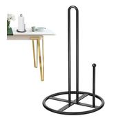 Portarrollos de cocina - Soporte de baño de pie - Portarrollos de toallas de hierro con base alquilada antideslizante, para organizar el hogar, mesa de comedor y cuarto de baño