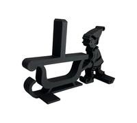 Portarrollos De Higiénico Fácil De Usar Que Muestra Adorable Forma De Elfo para Un Fácil Montaje En Baño Novedoso Diseño De Elfo.