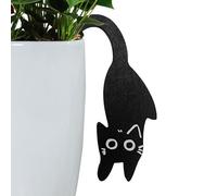 Portarrollos de jardín para gatos - Decoración exterior para macetas | Accesorio decorativo en miniatura divertido para macetas y jarrones en interior/exterior, balcón, terraza y césped,