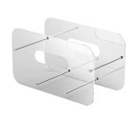 Portarrollos de papel | Almacenador de ahorro de espacio para platos - Dispensador de cubiertos de 18 a 30 cm para gabinete, mostrador de mostrador, banco al aire libre
