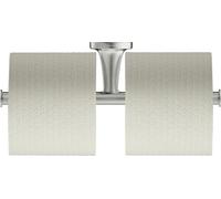 Portarrollos de papel doble Duravit Starck T, 0099387000, Color: acero inoxidable pulido