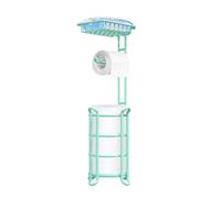 Portarrollos de papel higi nico con dise o n utico y estante para rollos grandes, color menta