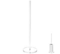 Portarrollos de papel higiénico acrílico - Dispensador independiente moderno | Soporte Transparente para 5 Rollos de Recambio | Elegante Portarrollos para Suelo de Baño | Práctico organizador de inodo