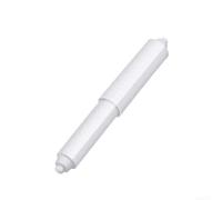 Portarrollos de papel higiénico con mecanismo de resorte, 3 piezas para un soporte fiable y reemplazo simple de núcleo (blanco, 1 unidad)