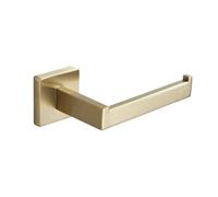 Portarrollos de Papel Higiénico Cuadrado de Acero Inoxidable, Accesorio de Baño para Baño,Brushed Gold