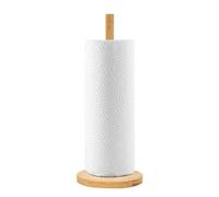 Portarrollos de Papel higiénico de Pie, Portarrollos de Reserva de pie para baño Hecho en Madera bambú Natural, Soporte Papel Higiénico de Repuesto, 28.5x11.5 cm, Natural