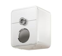 Portarrollos de Papel higiénico de Polipropileno, Impermeable, montado en la Pared, Soporte para Rollo de Papel con cajón, de pañuelos de Gran Capacidad, de Almacenamiento de Doble Capa para