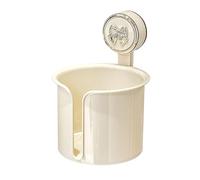 Portarrollos de Papel higiénico - Dispensador de pañuelos Transparente, de Almacenamiento sin taladrar | Diseño Delgado montado en la Pared Soporte de toallitas Transparente para el baño