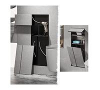 Portarrollos de Papel Higiénico Empotrado Portarrollos De Papel Higiénico Empotrable, Listo para Colocar sobre Azulejos. Estante Multifuncional para Nicho De Ducha En Hoteles.