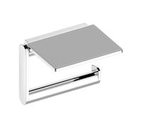 Portarrollos de papel higiénico Plan con estante, giratorio, 14973060000, Color: Acabado en acero inoxidable