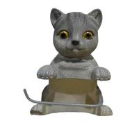 Portarrollos de Papel Higiénico - Portarrollos de Papel Higiénico en Forma de Gato - Soporte de Rodillo Montado en Pared, Bonito Almacenaje - Para Baño Estudiante RV