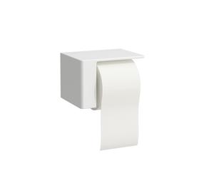 Portarrollos de papel LAUFEN VAL, derecho, H8722807570001, Color: Nieve (blanco mate)