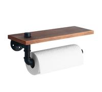 Portarrollos de papel para toallas de papel con estante industrial HouseAid de estilo r stico