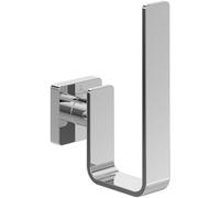 Portarrollos de Reserva Elements Striking de Villeroy & Boch, Soporte para Rollos de Papel higiénico de reemplazo, para Montaje en Pared, latón, Rectangular, Chrom