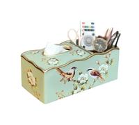 Portarrollos Decorativos Soporte for Caja de pañuelos, Juego Rectangular Multifuncional, servilleta Artículos para el hogar