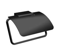 Portarrollos emco con tapa, 270013301, Color: Negro