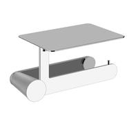 Portarrollos Gessi CONO para montaje en pared con tapa, 45449030, Color: PVD de cobre