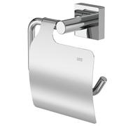 Portarrollos Lenz Rain Cromo con Tapa