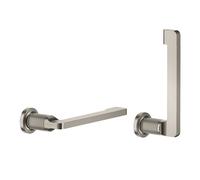 Portarrollos o portarrollos de repuesto Gessi Inciso para montaje en pared, vertical/horizontal, 58455149, Color: Óptica Finox