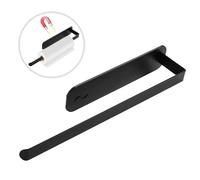 Portarrollos Papel Cocina de la Pared Magnético, Porta Rollos De Papel Cocina de Acero al Carbono, 28,3cm Soporte Papel Portarollos Cocina, Toalleros de Baño Sin Taladro con Fuerte Adsorción