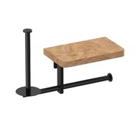 Portarrollos Papel Higienico Adhesivo Porta Rollos de Papel Higienico con el Teléfono Móvil Estante Soporte Papel Higienico Sin Taladro para Cocina, Baño