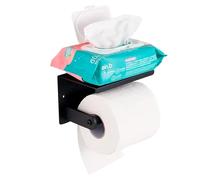 Portarrollos Papel Higiénico, Soporte para el Papel Higiénico, Porta Rollos de Papel Higiénico Negro, Soporte Rollo Papel Higiénico, Portarrollos Papel Higiénico Adhesivo