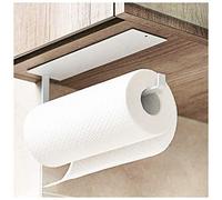 Portarrollos para papel de cocina o toallero para debajo del armario, portarrollos para papel higiénico autoadhesivo de montaje en la pared, toallero para baño, frigorífico, fregadero