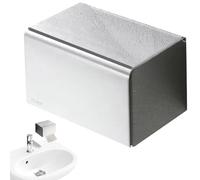 Portarrollos para papel higiénico, soporte de acero inoxidable cuadrado | Contenedor para papel higiénico | Para familia, amigos, adultos, hombres y mujeres, hogar, pared, cocina, baño, inodoro e