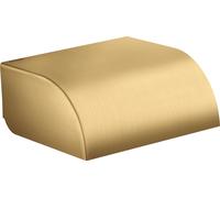 Portarrollos universal AXOR de hansgrohe con tapa, 42858250, Color: Óptica de oro cepillado