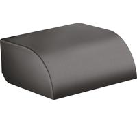 Portarrollos universal AXOR de hansgrohe con tapa, 42858340, Color: Cromo negro cepillado