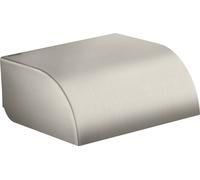Portarrollos universal AXOR de hansgrohe con tapa, 42858800, Color: Óptica de acero inoxidable