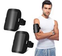 Portas Insignias, Tarjetero para Brazo, Correa Ajustable para el Brazo, Transparente e Impermeable para Guardias de Seguridad, Policías, Controladores de Seguridad, Empleados de Talleres de Almacenaje