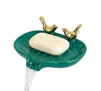 Portasapone in Ceramica - Organizzatore per Spugne Autodrenante | Portasapone Decorativo Con Design A Uccellino | per Lavello Da Cucina, Piano Doccia, Mobile Bagno, CASA, Dormitorio, Appartamento