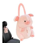 Portasigarette Auto In Peluche - Distributore Con Stampa Animali Per Auto, Borsa Portaoggetti Interni AutoS Organizzatore Salviette Sedan SUV Camion Autista Donne Bambini Viaggio Compleanno