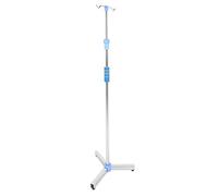 Portasueros Portátil, Soporte de Postes IV de 3 Patas, 2 Ganchos Soportes IV, Soporte de Bolsa de Goteo Soporte de Poste Plegable Intravenoso para el Hogar de la Clínica, Altura Ajustable de 42" a 80"