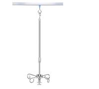 portasueros Soporte de goteo intravenoso portátil con polea for paredes de techo, soporte de infusión colgante de altura ajustable, pista de 1m portatil(1.5m track)