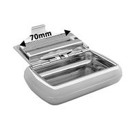 Portatabaco caja metálica para tabaco de liar con soporte para papel de liar corto 70mm