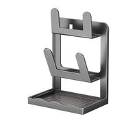 Portatapas de cacerola - Soporte vertical para de sartén con bandeja escurridor, estante de almacenamiento antideslizante, para armario de cocina, comedor, despensa casa, plan de trabajo