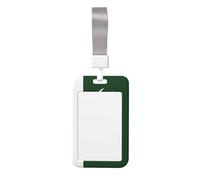 Portatarjetas con estampado de bandera de Pakistán, con cordón suave desmontable, para oficina/hospital/fábrica