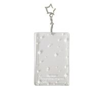 Portatarjetas con fotografía, Portatarjetas rígido - Porta tarjetas de identificación portátil Fundas para tarjetas coleccionables | Prácticas fundas para tarjetas fotográficas, estuche rígido, tarjet