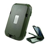 Portatarjetas de Aluminio - de crédito con Bloqueo de 12 cm, Impermeable y portátil, Cartera de Bolsillo Multifuncional para Tarjetas de crédito bancarias, Viajes, Oficina, Uso Diario, Verde