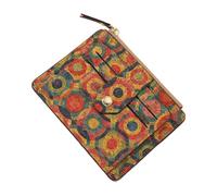 Portatarjetas de crédito para mujer, cartera vintage para mujer, cartera marrón para objetos pequeños, dinero en efectivo, licencia de conducir, tarjetas de identificación, e, Refer to description